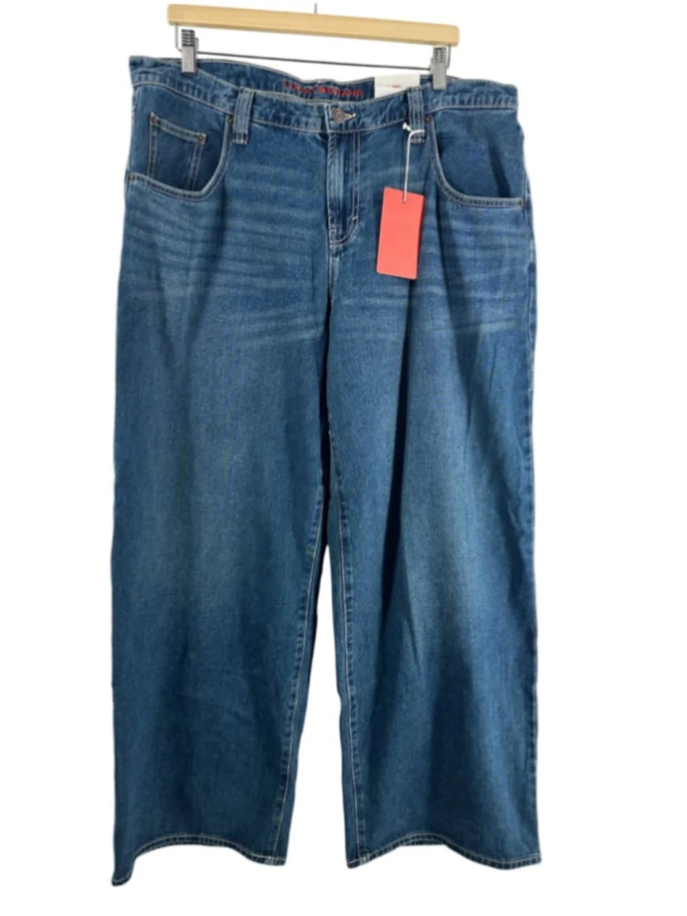 Lucky Brand baggy Jeans loose wide leg comfy trendy curvy sz 16 sz 33 NWT